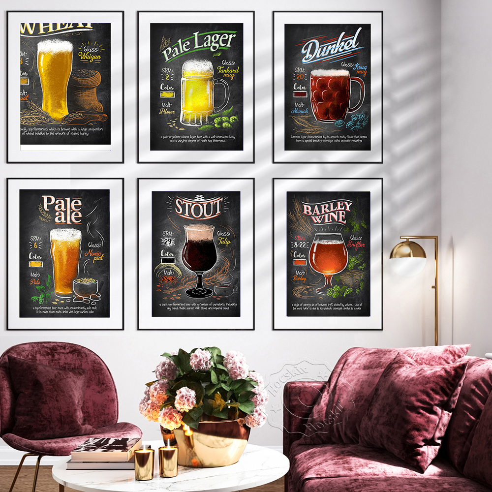 Retro Beer Poster, Stout Beer  – Beer Barley Wine recenzja i cena