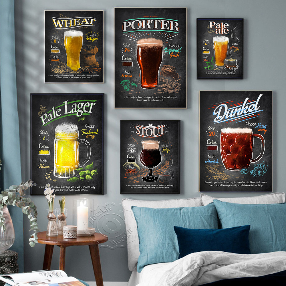 Retro Beer Poster, Stout Beer  – Beer Barley Wine recenzja i cena