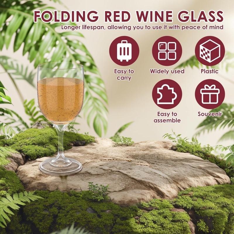 RV Portable Wine Glass Goblet  – Wine & Beer Guayaquil recenzja i cena