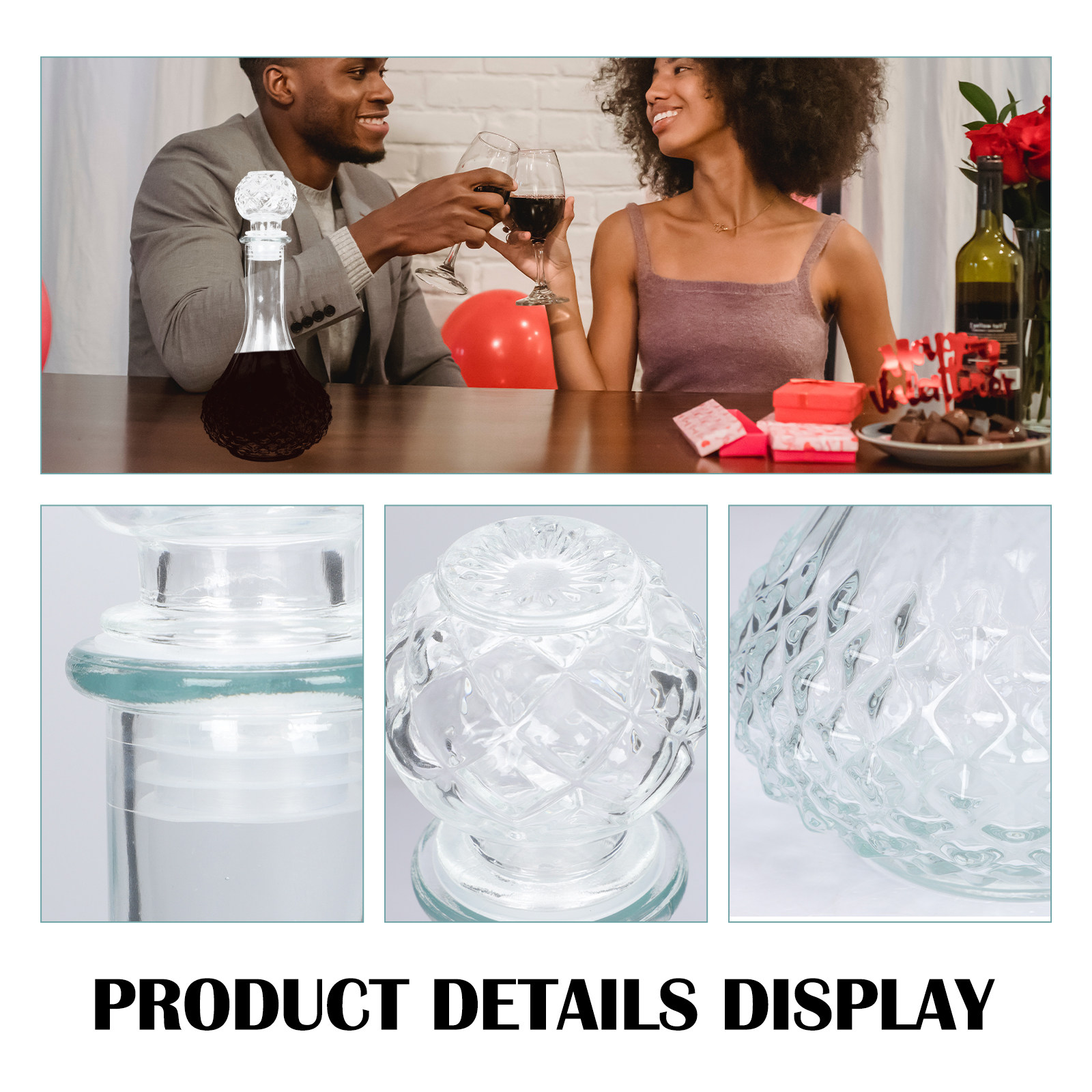 Thick Premium Glass Wine Decan – Wine Aerator Pour recenzja i cena