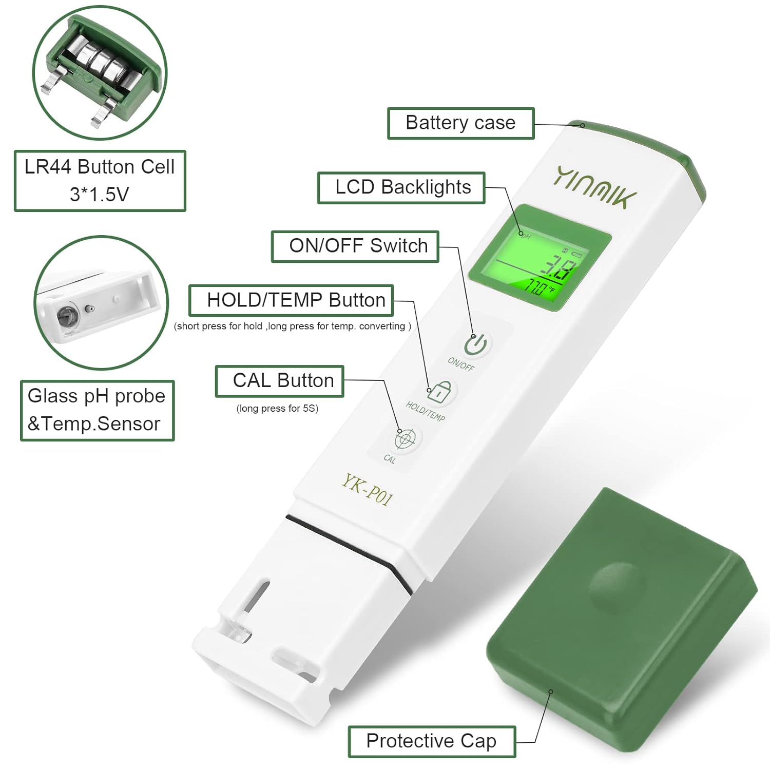 pH Meter Tester for Water Hydr – Wine Beer Spa recenzja i cena