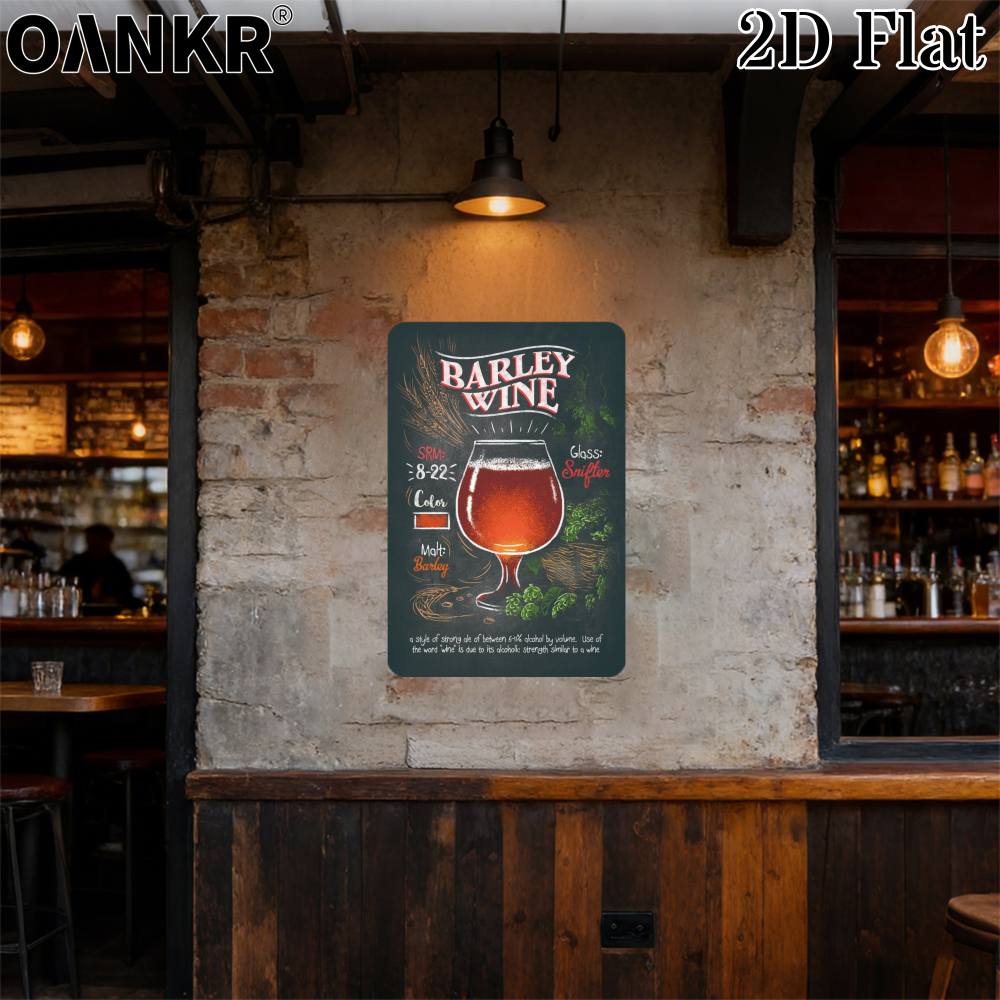 Retro Barley Wine Beer Poster  – Beer Barley Wine recenzja i cena