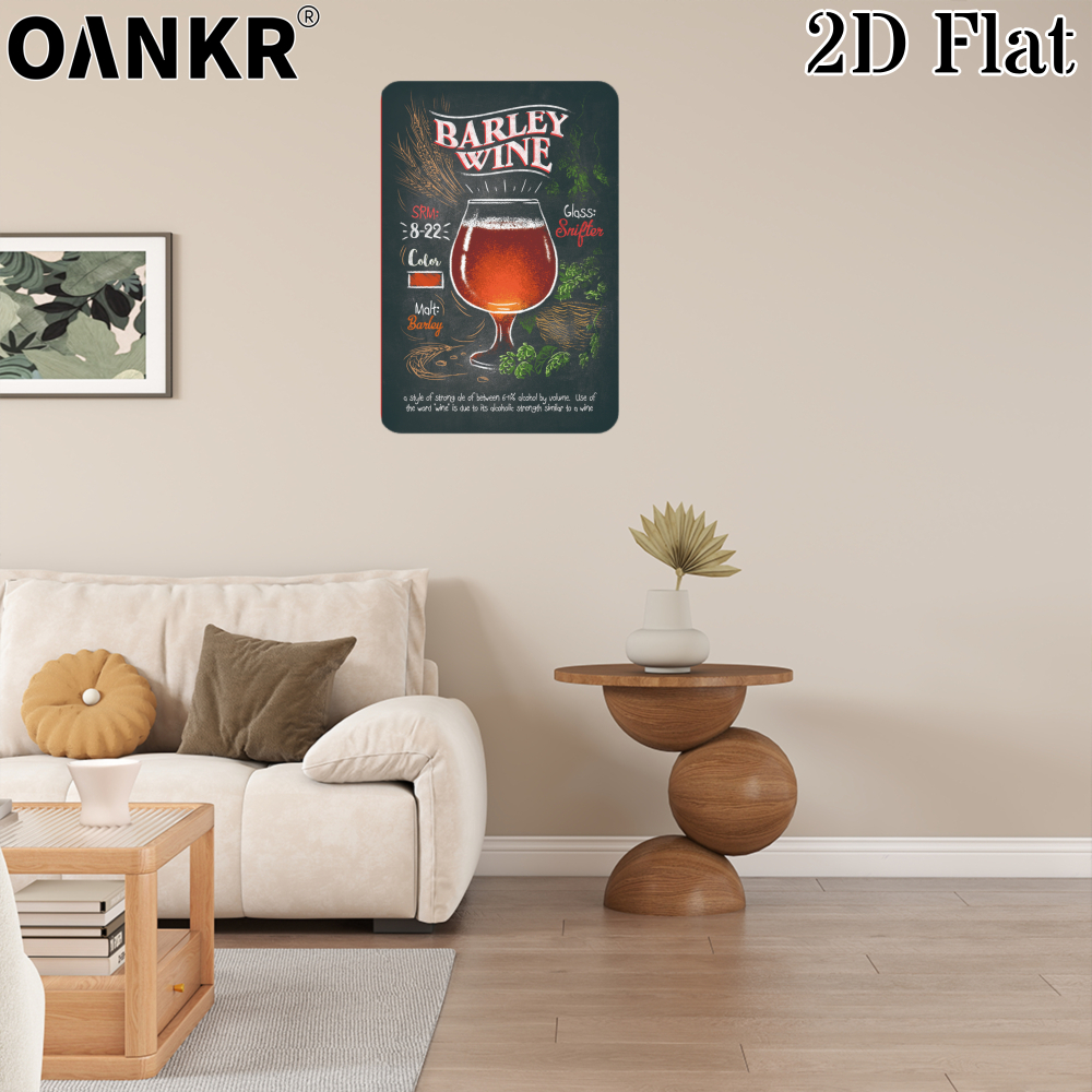 Retro Barley Wine Beer Poster  – Beer Barley Wine recenzja i cena
