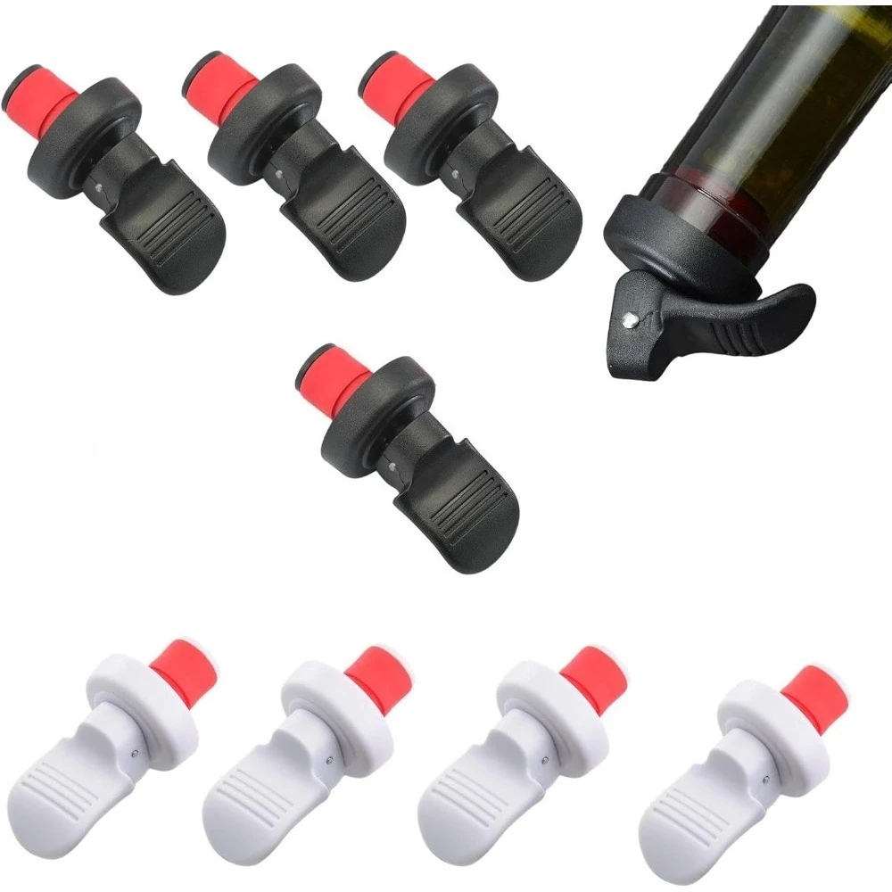 4PackWineBottle Stoppers Whisk – Wine Beer Market recenzja i cena