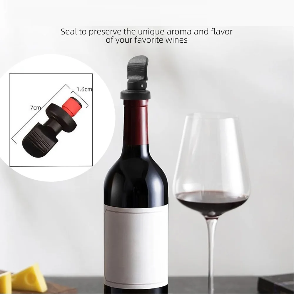 4PackWineBottle Stoppers Whisk – Wine Beer Market recenzja i cena