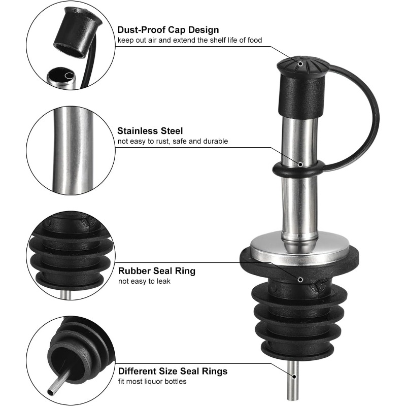 Stainless Steel Bottle Pourers – Wine Aerator Pour recenzja i cena