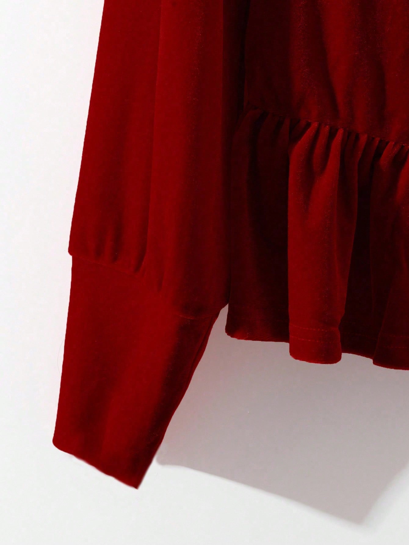 Women's Velvet High Neck Peplu – Wine & Beer Guayaquil recenzja i cena