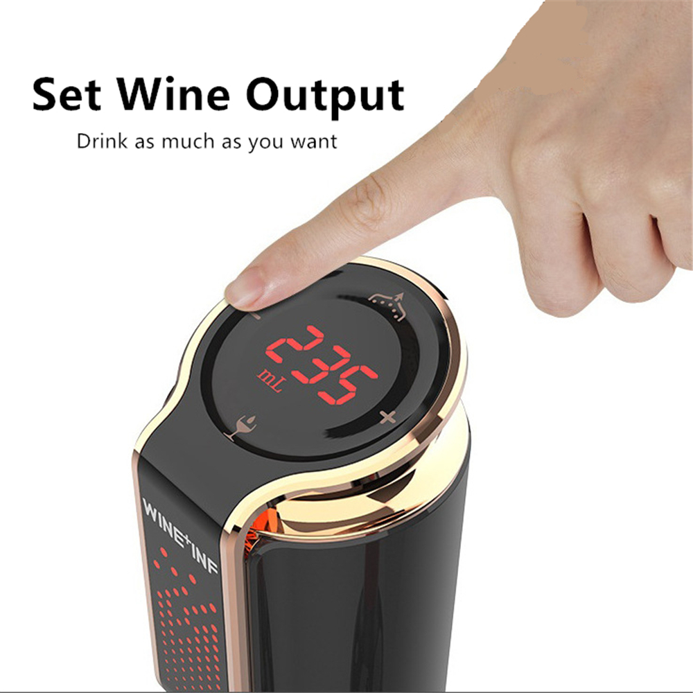 USB Charging Smart Electric Wi – Wine Aerator Pour recenzja i cena