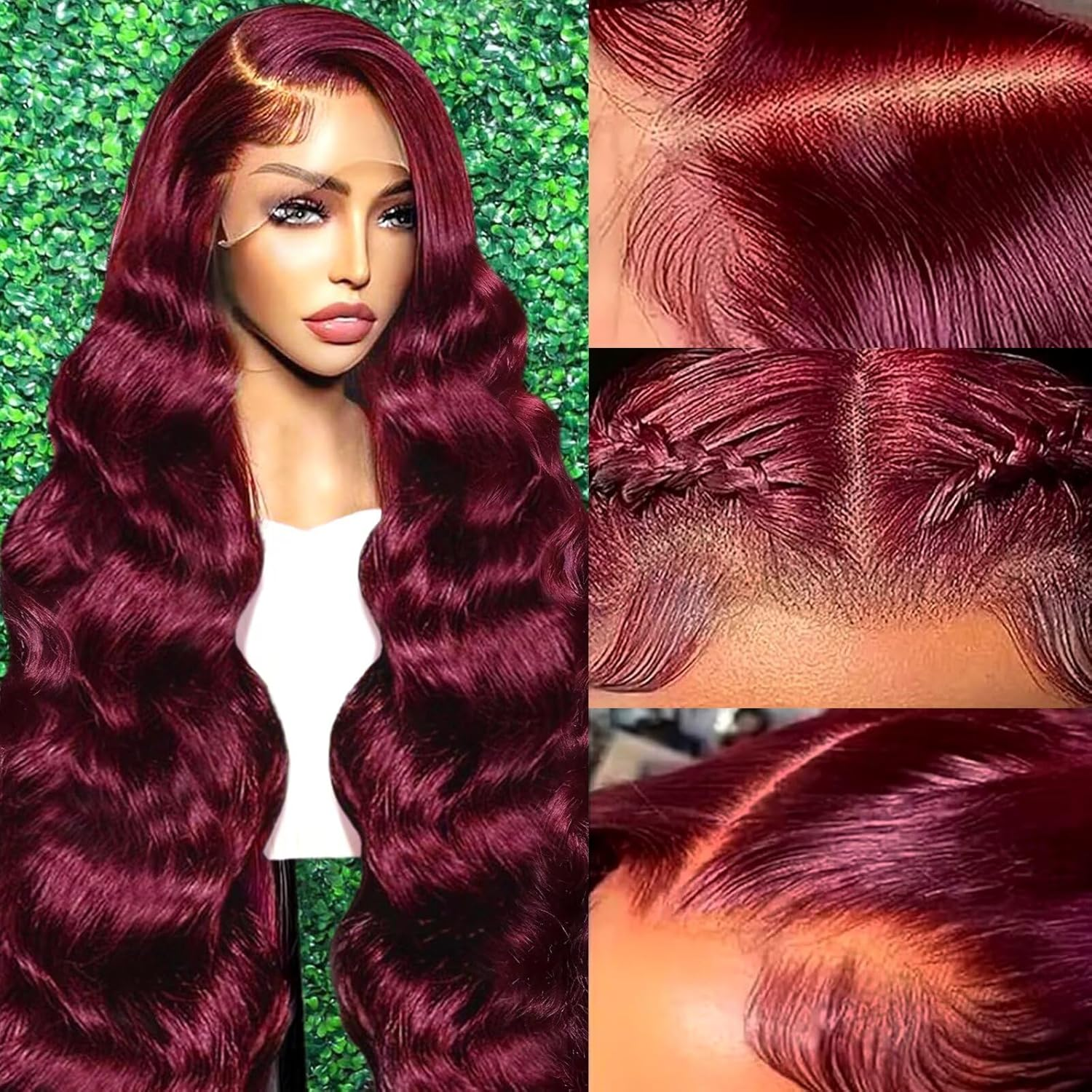 99j Burgundy Lace Front Wig Hu – Wine & Beer Guayaquil recenzja i cena