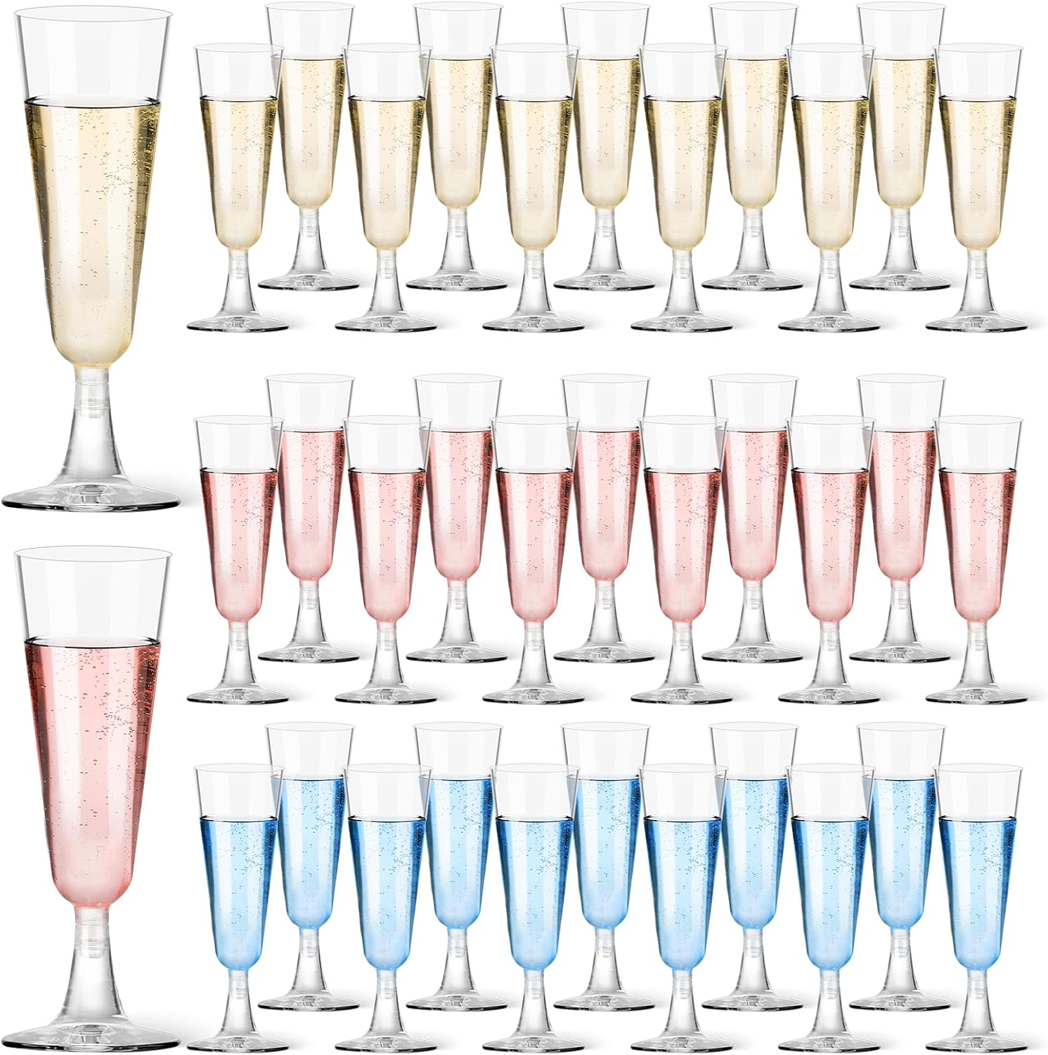 Plastic Champagne Flutes 40 Pa – Wine & Beer Guayaquil recenzja i cena